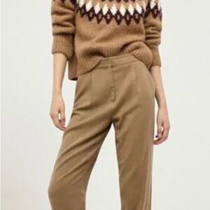 Veronica Beard Chic Brown Trousers